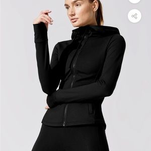 Carbon38 Black Hooded Jacket